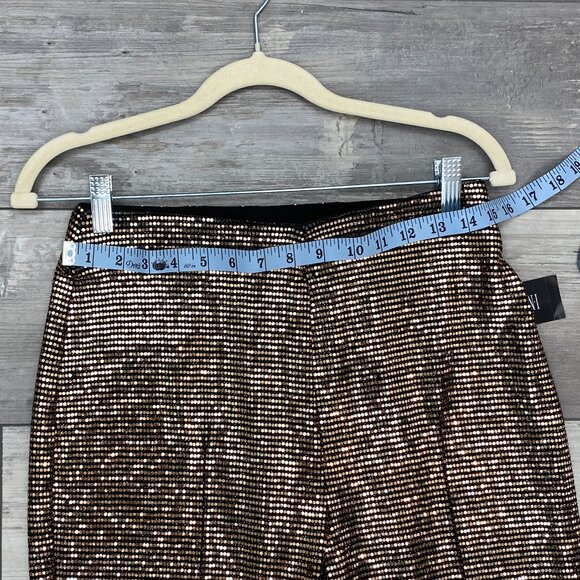Dance Inc. Gold Sparkle Sequin Pants Sz S-M for Gorgeous Night Out Special Event - Picture 13 of 16